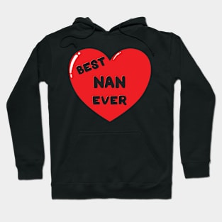 Best Nan Ever doodle hand drawn design Hoodie